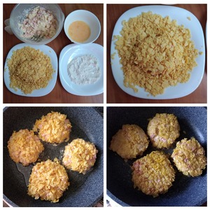 Котлеты из колбасы с хрустящей корочкой Котлеты из колбасы с хрустящей корочкой