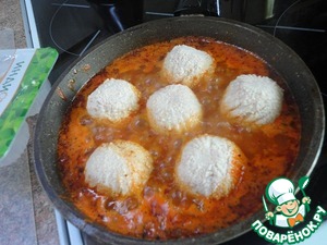 Крокеты из индейки с овощной "пастой"