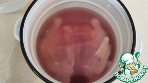 Курица горячего копчения в коптилке