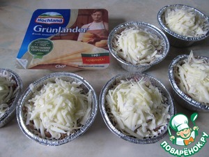 Куриные кексики с шампиньонами Куриные кексики с шампиньонами