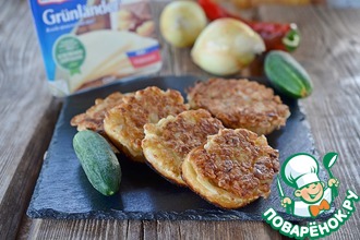 Куриные кексы с шампиньонами Куриные кексы с шампиньонами