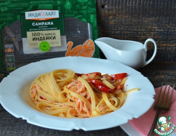 Лапша с ветчиной "Школьная кАмпания"