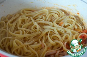 Лапша с ветчиной "Школьная кАмпания"