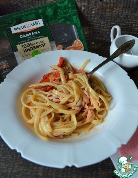 Лапша с ветчиной "Школьная кАмпания"