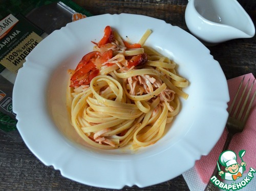 Лапша с ветчиной "Школьная кАмпания"