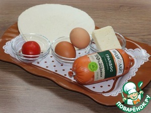 Лепешки оригинальные с колбасой из индейки Лепешки оригинальные с колбасой из индейки