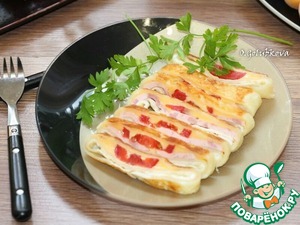 Лепешки оригинальные с колбасой из индейки Лепешки оригинальные с колбасой из индейки