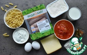 Мак-н-чиз с колбаской из индейки по-мексикански Мак-н-чиз с колбаской из индейки по-мексикански