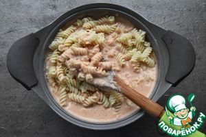 Мак-н-чиз с колбаской из индейки по-мексикански Мак-н-чиз с колбаской из индейки по-мексикански