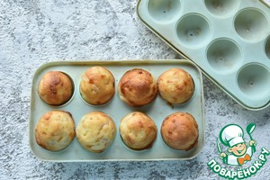 Мини пончики с колбасой и сыром Мини пончики с колбасой и сыром