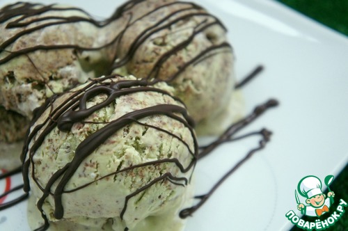 Мятное семифредо с шоколадом Мятное семифредо с шоколадом