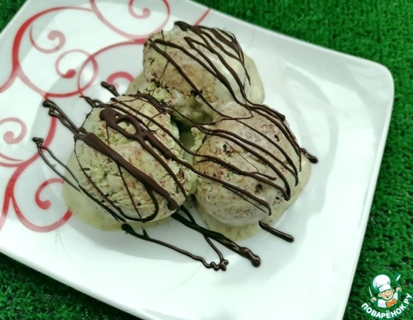 Мятное семифредо с шоколадом Мятное семифредо с шоколадом