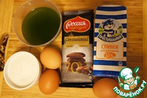 Мятное семифредо с шоколадом Мятное семифредо с шоколадом