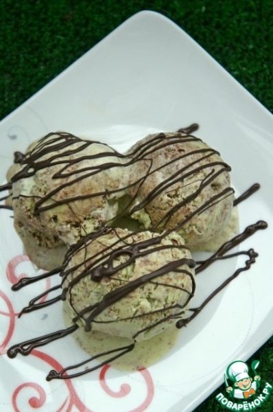 Мятное семифредо с шоколадом Мятное семифредо с шоколадом