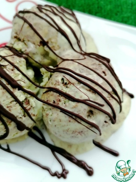 Мятное семифредо с шоколадом Мятное семифредо с шоколадом