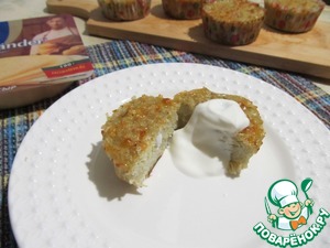 Овощные маффины с сыром