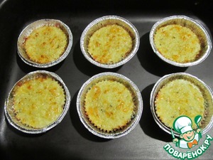 Овощные маффины с сыром