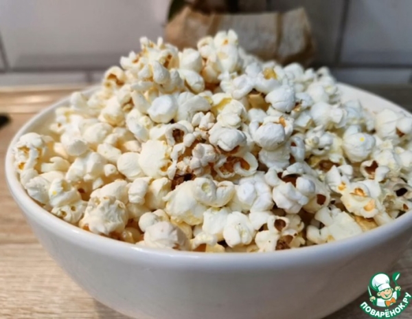 Попкорн соленый на сковороде Попкорн соленый на сковороде