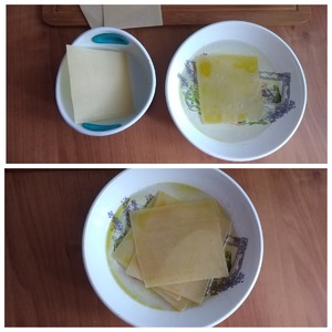 Порционная "лазанья" на завтрак из СВЧ