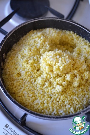 Пшено с овощами и творогом