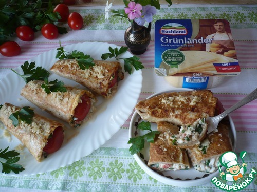 Рожки из лепешек Рожки из лепешек