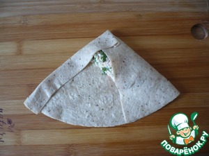 Рожки из лепешек Рожки из лепешек