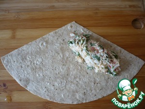 Рожки из лепешек Рожки из лепешек