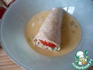 Рожки из лепешек Рожки из лепешек