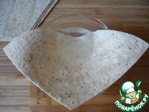 Рожки из лепешек Рожки из лепешек