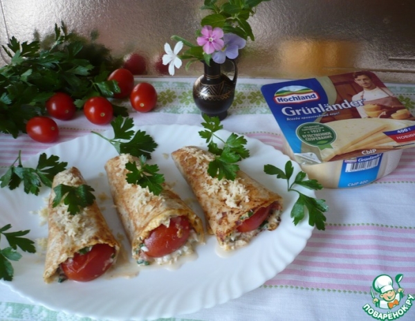 Рожки из лепешек Рожки из лепешек