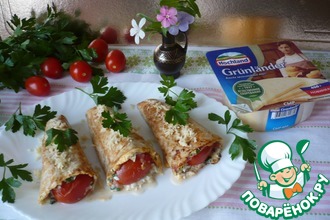 Рожки из лепешек Рожки из лепешек