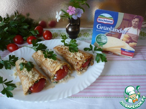 Рожки из лепешек Рожки из лепешек