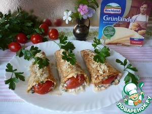 Рожки из лепешек Рожки из лепешек