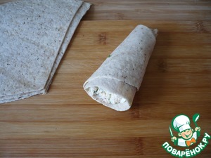 Рожки из лепешек Рожки из лепешек