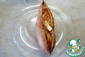 Саб-сэндвич из батата с колбасками Саб-сэндвич из батата с колбасками