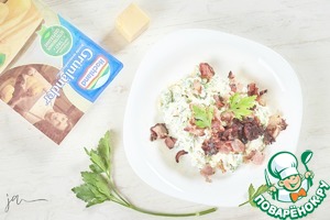 Салат из зеленого горошка и сыра