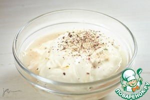 Салат из зеленого горошка и сыра