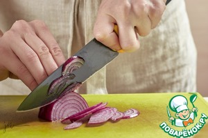 Салат с фасолью и творожным сыром