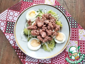 Салат-закуска из печени трески Салат-закуска из печени трески