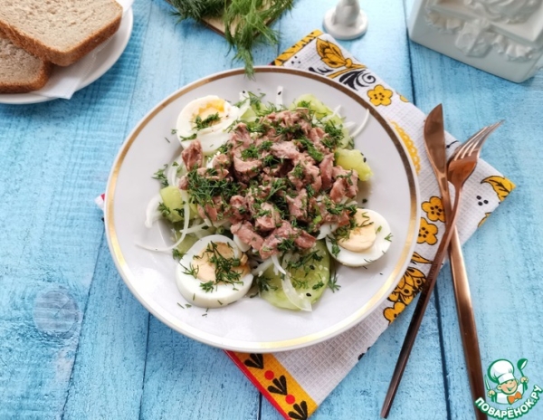 Салат-закуска из печени трески Салат-закуска из печени трески