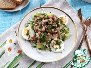 Салат-закуска из печени трески Салат-закуска из печени трески