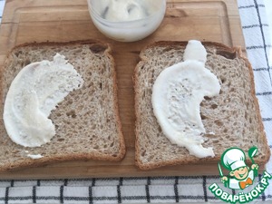 Сэндвич с ветчиной и яблоком Сэндвич с ветчиной и яблоком