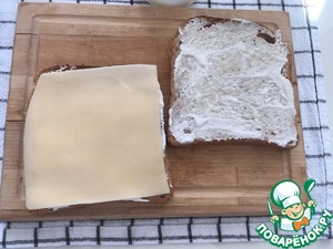 Сэндвич с ветчиной и яблоком Сэндвич с ветчиной и яблоком