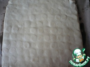 Слоеные "подушечки" с сосисками для перекуса