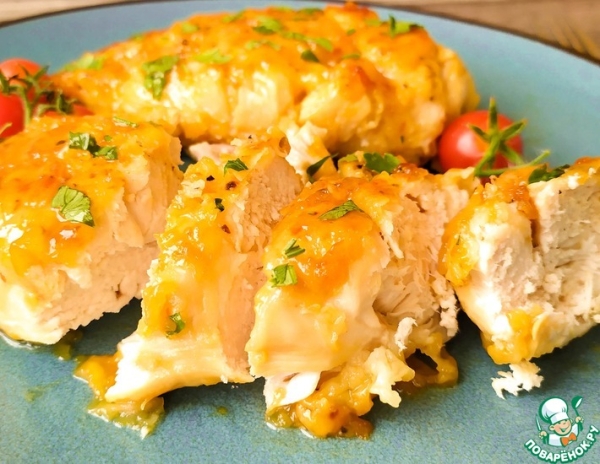 Сочная куриная грудка в кисло-сладком соусе Сочная куриная грудка в кисло-сладком соусе