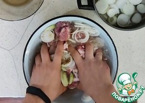 Сочный свиной шашлык из шеи