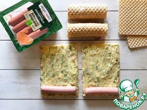Сытные роллы с сосиской и картофелем Сытные роллы с сосиской и картофелем