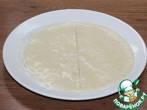 Треугольнички из лепешек с начинкой