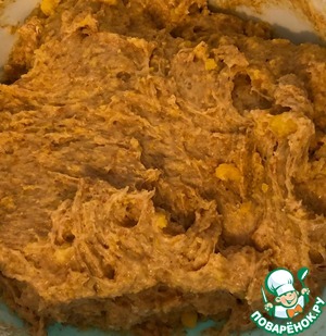 Тушеные овощи с кукурузными клецками