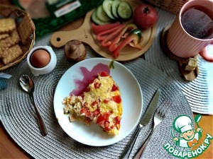 Вермишелевая запеканка с ветчиной из мультиварки Вермишелевая запеканка с ветчиной из мультиварки